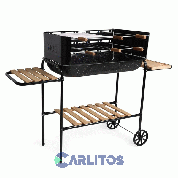 Parrilla A Carbón Portatil Rodeio Mor 3013