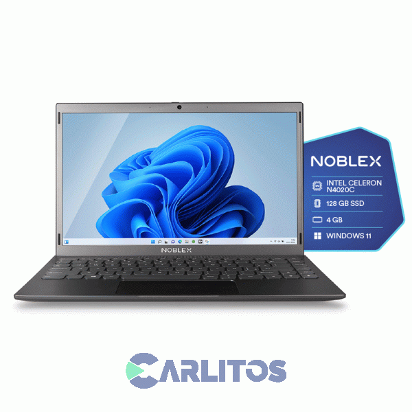 Notebook 14.1" Noblex Intel Celeron N4020c 4 Gb Hd Solido 128 Gb N14x1010