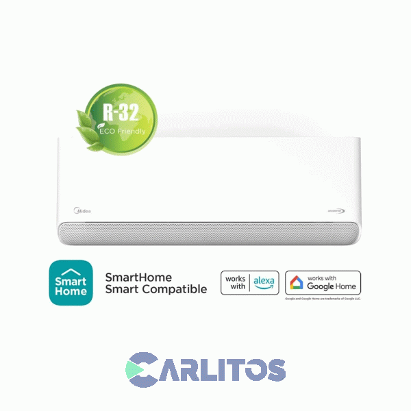 Aire Acondicionado Split Inverter Midea 3650 Watts Frio/Calor Mscbic-12h-n80f Breezeless
