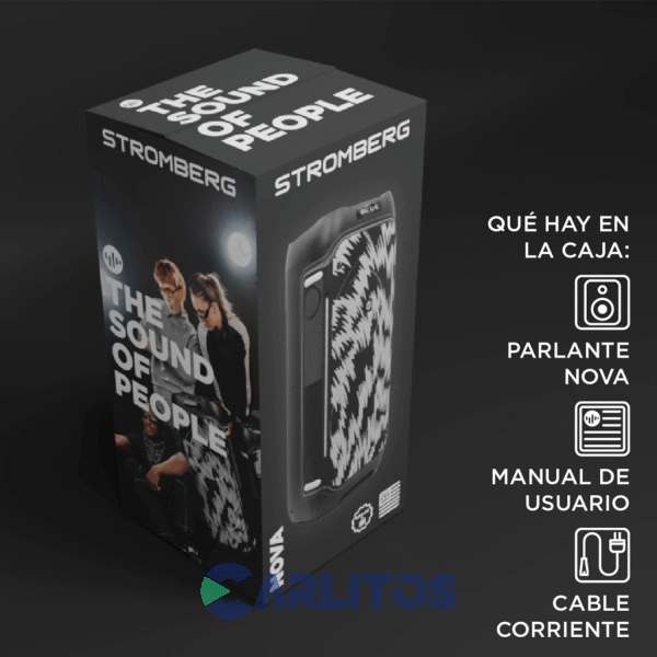 Parlante Torre Con Bluetooth Y Bateria Stromberg-Carlson 100 Watts Rms Nova