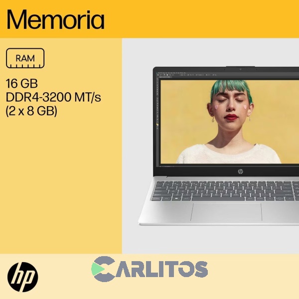 NOTEBOOK 15,6" AMD R7-7330U 16 GB HD SOLIDO 512 GB HP 15-FC0284LA
