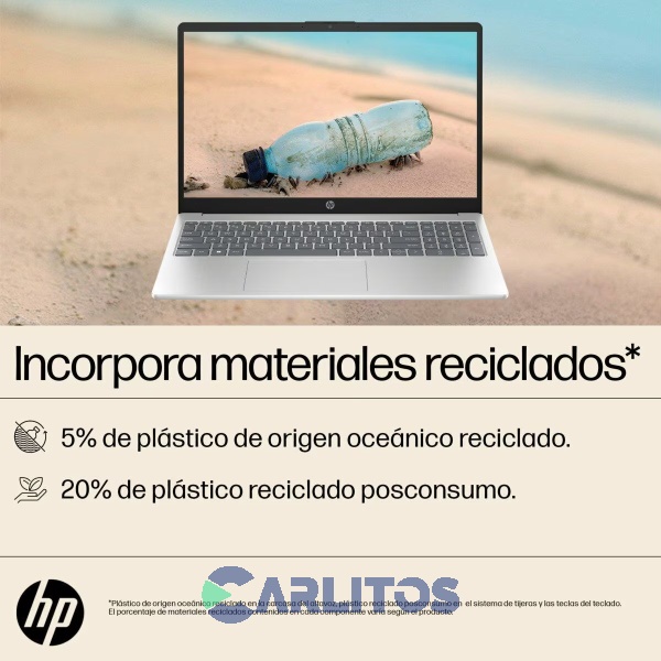NOTEBOOK 15,6" AMD R7-7330U 16 GB HD SOLIDO 512 GB HP 15-FC0284LA