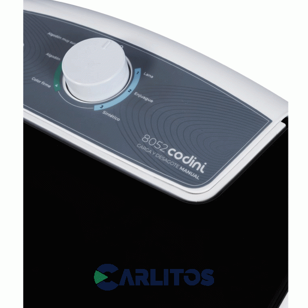 Lavarropa Carga Superior Codini 10 Kg Blanco Q-bico 8052