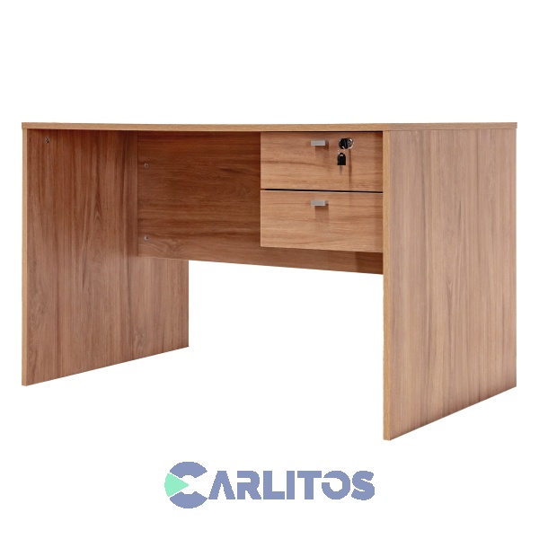 Escritorio Profesional 2 Cajones 1.20 Mts Platinum Acacia