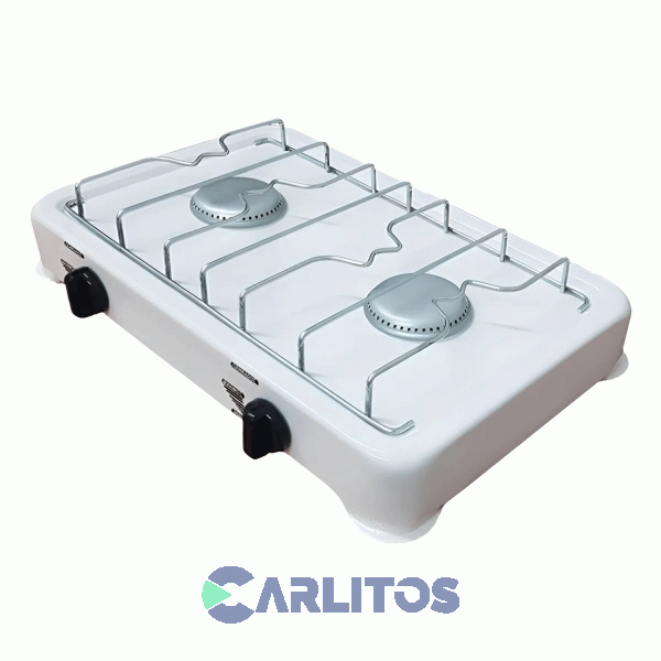 Anafe Portátil A Gas Envasado - 2 Hornallas Brogas 2204