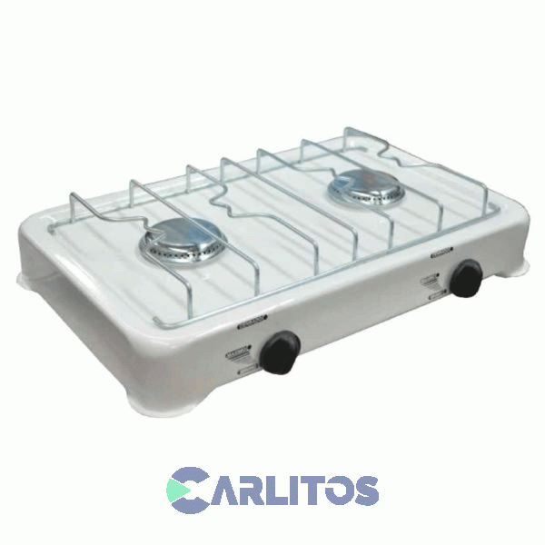 Anafe Portátil A Gas Envasado - 2 Hornallas Brogas 2204
