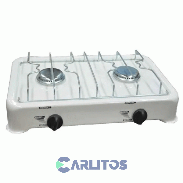 Anafe Portátil A Gas Natural - 2 Hornallas Brogas 2205
