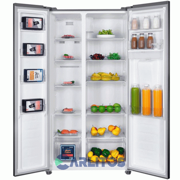 Heladera No Frost Side By Side Koh-I-Noor Inverter 469 Litros Acero Inoxidable Khsa47ni/9