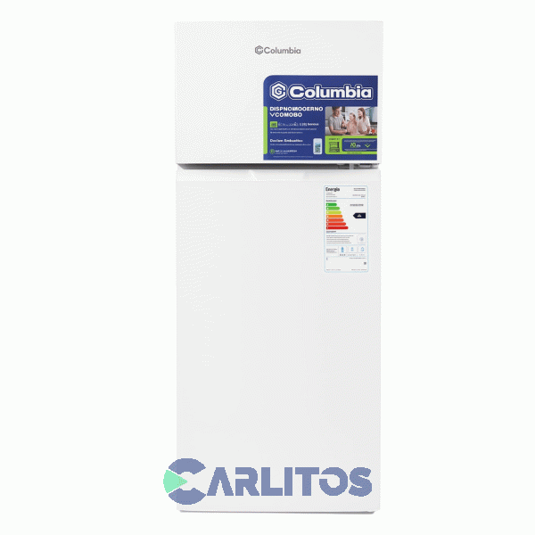 Heladera Con Freezer Columbia 206 Litros Blanca Chd21/9