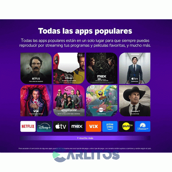 Smart Box Con Control Remoto Roku Streaming Stick