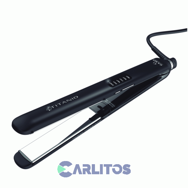 Planchita De Pelo Ga.Ma Cp14 Led 4D Titanio Arg