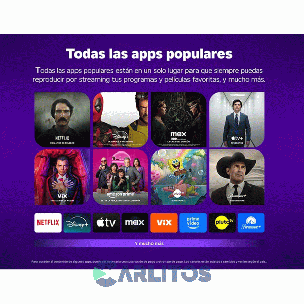 Smart Box Con Control Remoto Roku Streaming Stick Plus