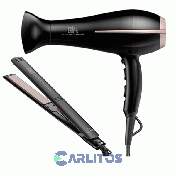 Secador De Pelo Bora + Planchita De Pelo Elegance Chia Ga.Ma Beauty Set