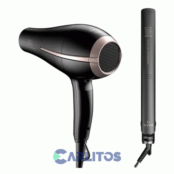 Secador De Pelo Bora + Planchita De Pelo Elegance Chia Ga.Ma Beauty Set