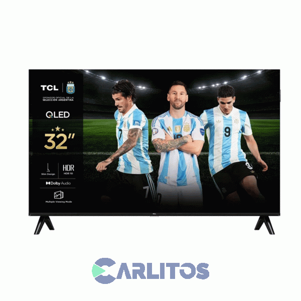 Smart TV Q-Led 32" 4K Ultra HD Tcl Con Google Tv 32s5k-f
