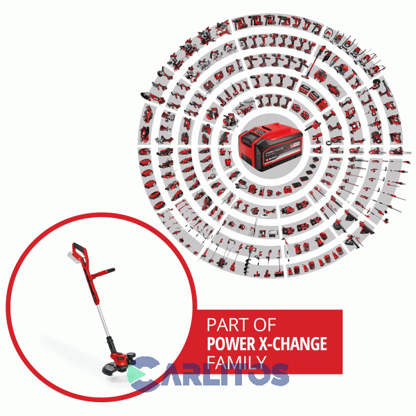 Bordeadora Inalambrica 30 Cm Corte 18 V 3411250 Einhell Ge-Ct 18/30 Li-Solo