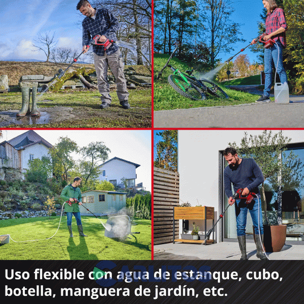 Hidrolavadora Inalambrica 18 V 240 Litros/Hora Einhell 4140135 Hypresso 18/24-1 Li