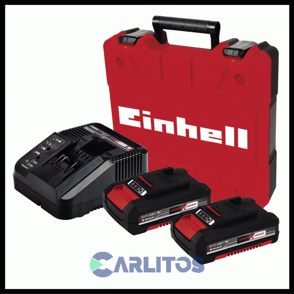Taladro Atornillador Y Percutor Einhell 13 Mm Inal&aacute;mbrico 18 V En Kit 4514206 Tp-Cd 18/60 Li-I Bl