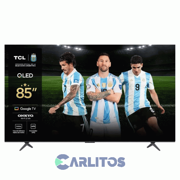 Smart TV Q-Led 85" 4K Ultra HD Tcl Con Google Tv 85p8k-f