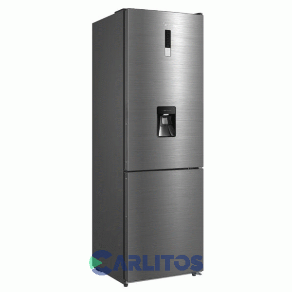Heladera No Frost Midea Combi Inverter 300 Litros Acero Inoxidable Mdrb424fge46a-w