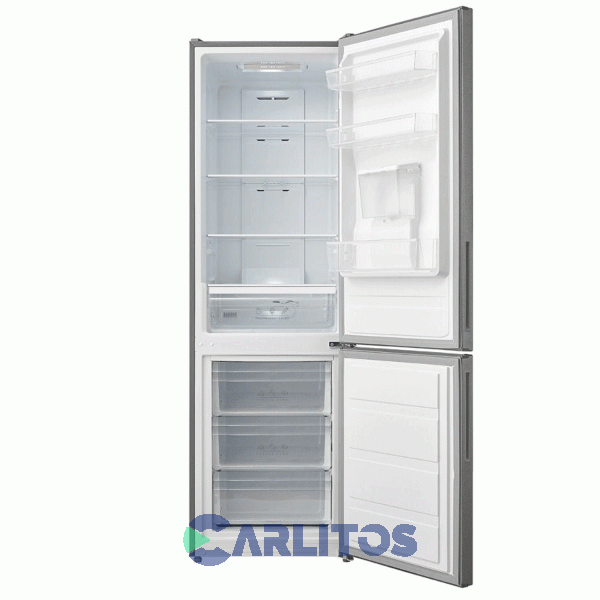 Heladera No Frost Midea Combi Inverter 300 Litros Acero Inoxidable Mdrb424fge46a-w