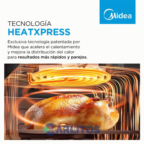 Freidora De Aire Midea Digital Negra Af-Dw85bar1