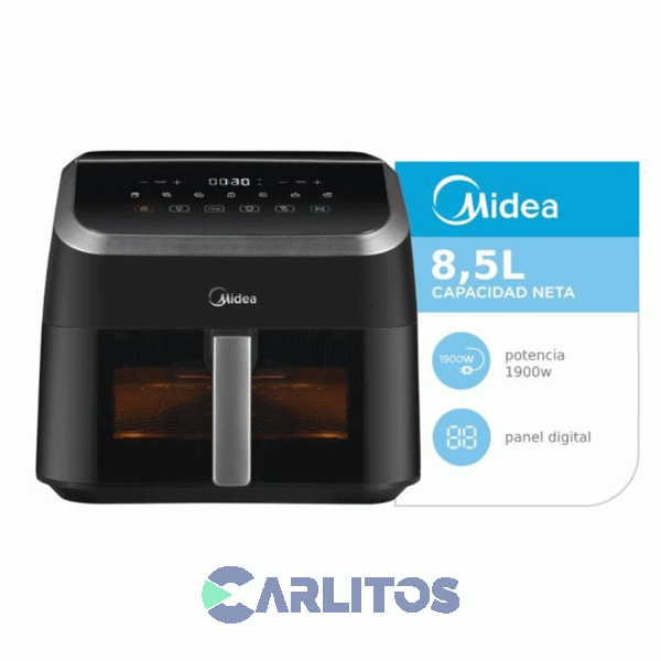 Freidora De Aire Midea Digital Negra Af-Dw85bar1