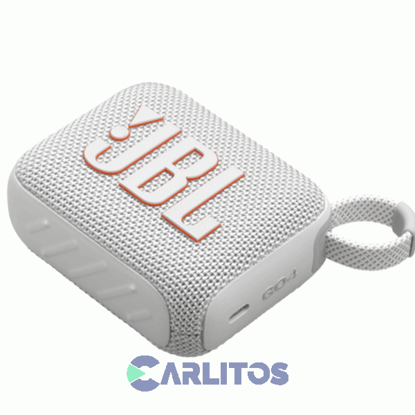 Parlante Portátil JBL Con Bluetooth Y Batería 4.2 Watts Rms Go Go4whtam Blanco