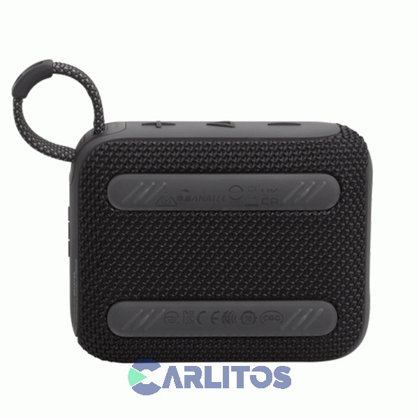 Parlante Portátil JBL Con Bluetooth Y Batería 4.2 Watts Rms Go Go4blkam Negro