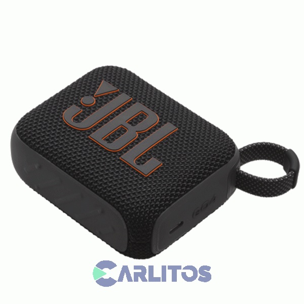 Parlante Portátil JBL Con Bluetooth Y Batería 4.2 Watts Rms Go Go4blkam Negro