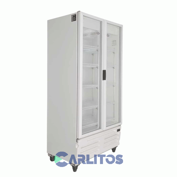 Exhibidora Vertical Banca Sin Cenefa Dos Puertas - 765 Litros Inelro MT-26