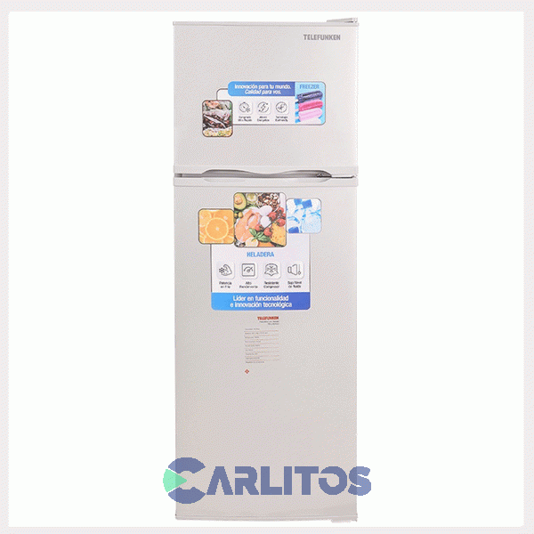 Heladera Con Freezer Telefunken 140 Litros Blanca Tkf-Hd140