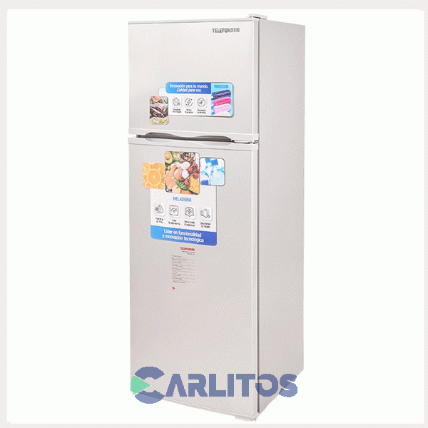 Heladera Con Freezer Telefunken 140 Litros Blanca Tkf-Hd140