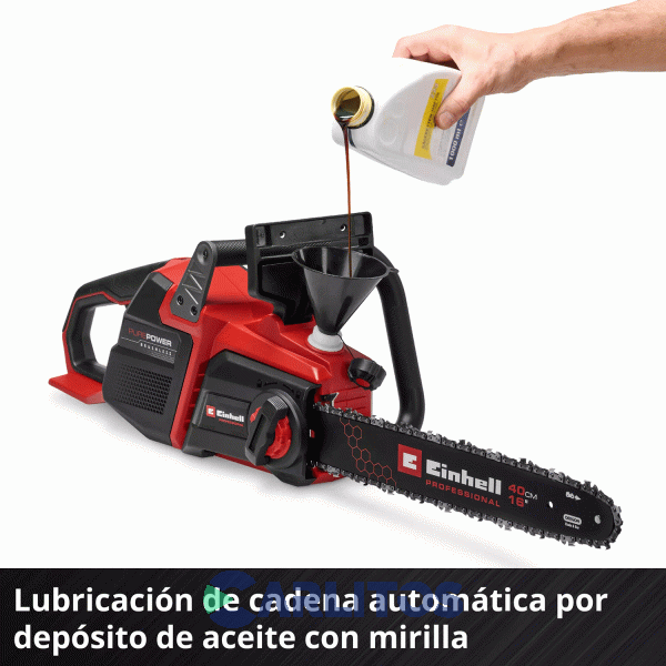 Motosierra Inalambrica Einhell 18 Volts Espada 40 Cm 4600050 Gp-Lc 36/40 Li Bl-Solo