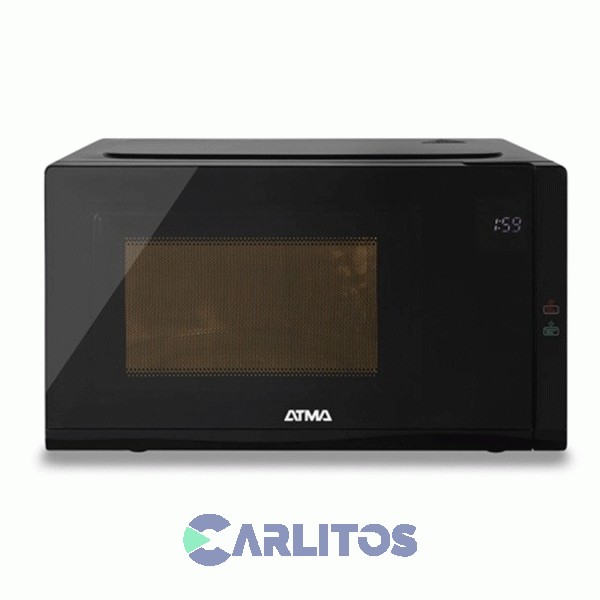 Microondas Digital Con Grill Atma 30 Litros Negro Watdgb30uap