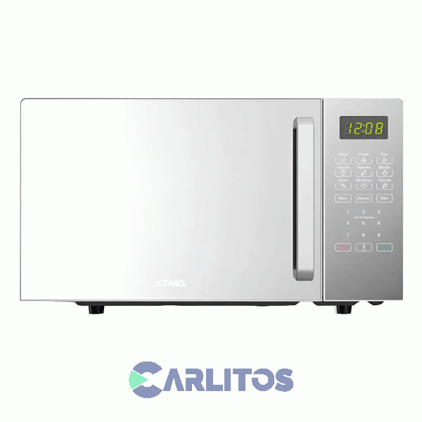 Microondas Digital Atma 20 Litros Gris Watds20ucp