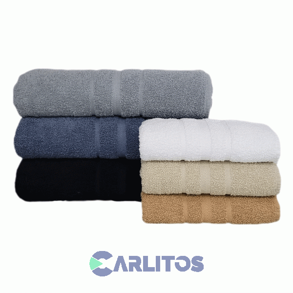 Juego De Toalla Y Toallon 550 Gramos Salum Beige