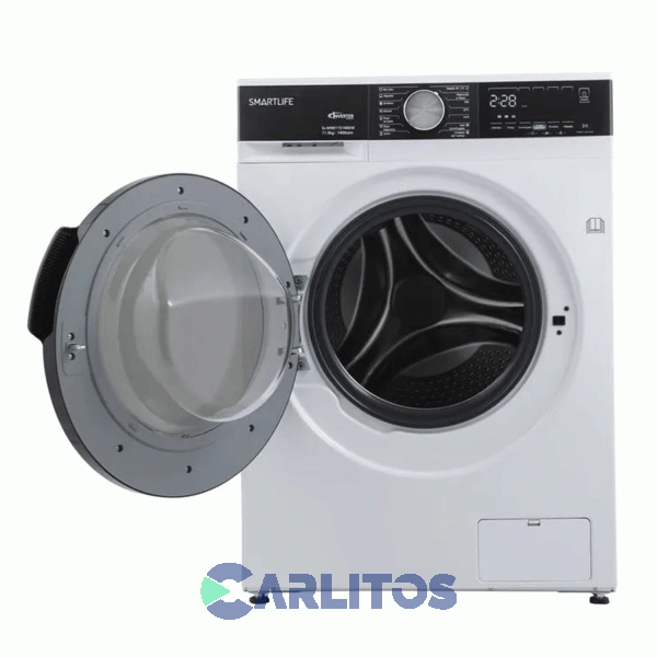 Lavarropa Carga Frontal Smartlife Inverter 11.5 KG-1400 RPM Blanco Sl-wmi1151400w