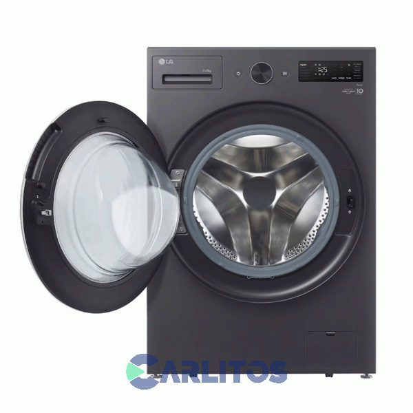 Lavasecarropa LG Inverter 15+8 Kg 1200 Rpm Gris Wd15egntspg
