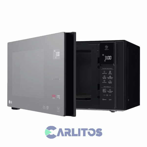 Microondas Con Grill Lg Digital Inverter 42 Litros Negro  Mh8298dir
