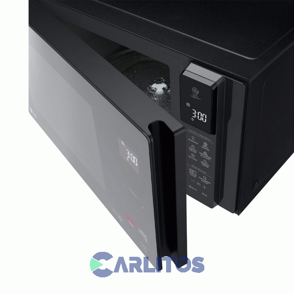 Microondas Con Grill Lg Digital Inverter 42 Litros Negro  Mh8298dir
