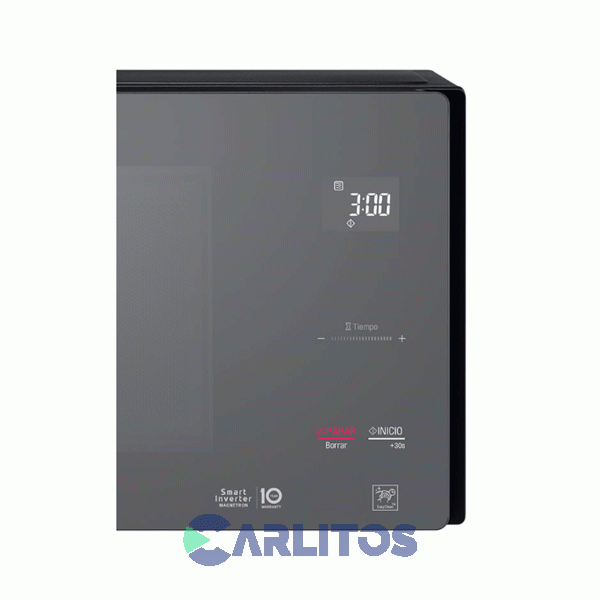 Microondas Con Grill Lg Digital Inverter 42 Litros Negro  Mh8298dir