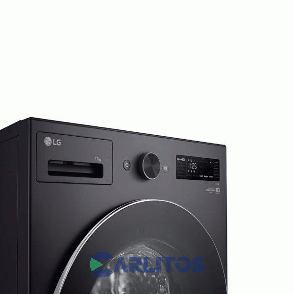 Lavarropa Carga Frontal Lg Inverter 17 KG - 1000 RPM Gris Wm17egntspg-ns