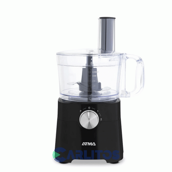 Multiprocesadora Con Licuadora Atma 650 Wts Lp8426nap Negra