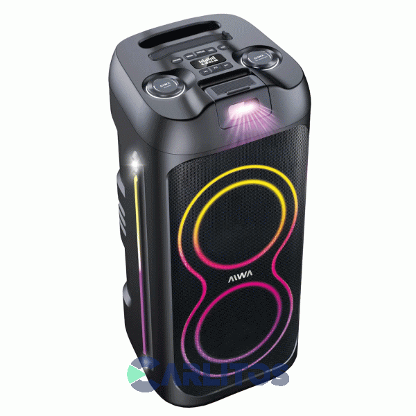 Parlante Torre Aiwa Con Bluetooth Y Bater&iacute;a 16000 Watts Aiwa Aw-t280l