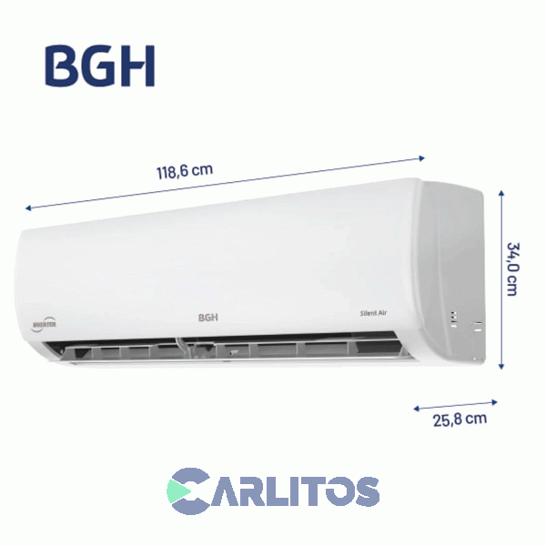 Aire Acondicionado Split Inverter Bgh 10600 Watts - Frio/calor Bsi106wcaw