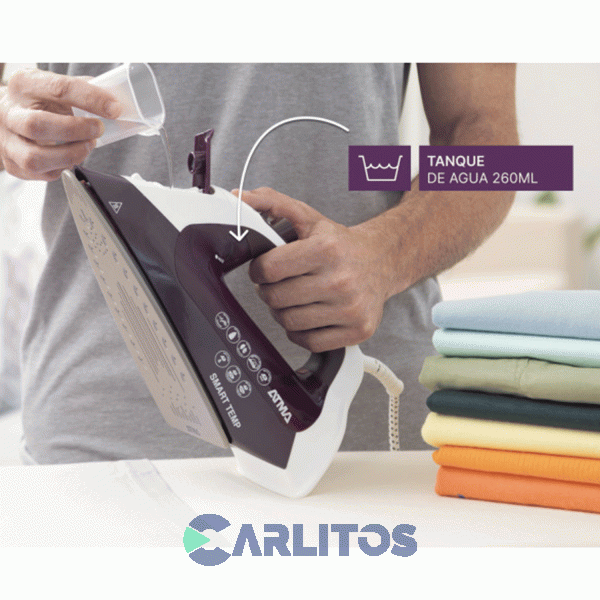 Plancha A Vapor Atma 2400 Wts Pav2417pi