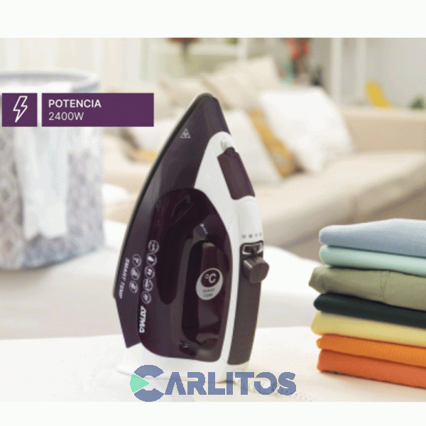 Plancha A Vapor Atma 2400 Wts Pav2417pi