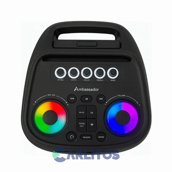 Parlante Torre Ambassador Con Bluetooth Y Bateria 100 Watts Sh-8.8.2/100