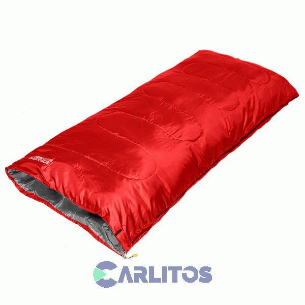 Bolsa De Dormir Rectangular Waterdog Bosque210rd Rojo